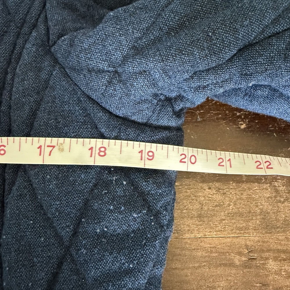 Beretta Women's Quilted Wool Luxury Chore Coat US 12 Blue Melange Corduroy Trim - Picture 5 of 8